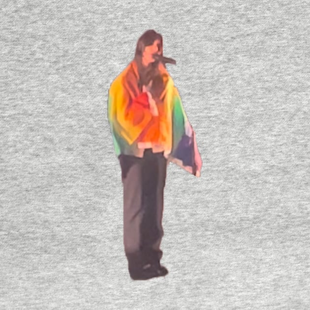 Gracie Abrams with Pride Flag by ThePureAudacity